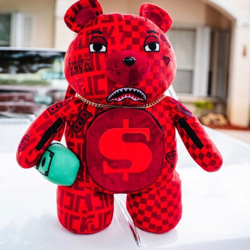 Money bear back pack